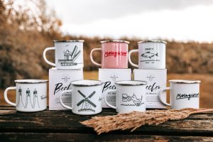 LA NORDISCH VITA Emaille Becher Schleibrücke 2